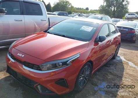 2022 Kia Forte Gt-Line z USA, uszkodzony, nr VIN 3KPF54AD4NE474486